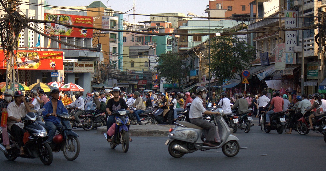 Il traffico di Ho Chi Minh City