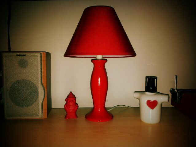 lampada rossa